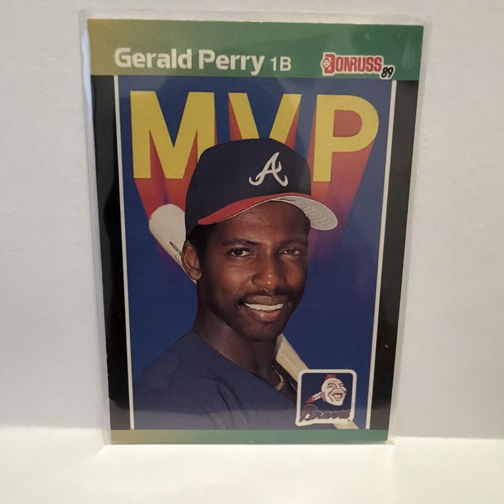 1989 Donruss Bonus MVP's Gerald Perry #BC-24 Error no . After Inc